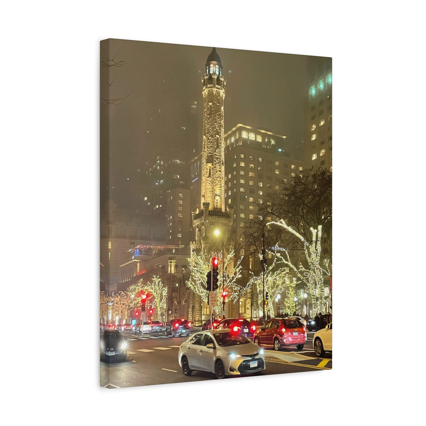 City Lights Wall Art - Water Tower