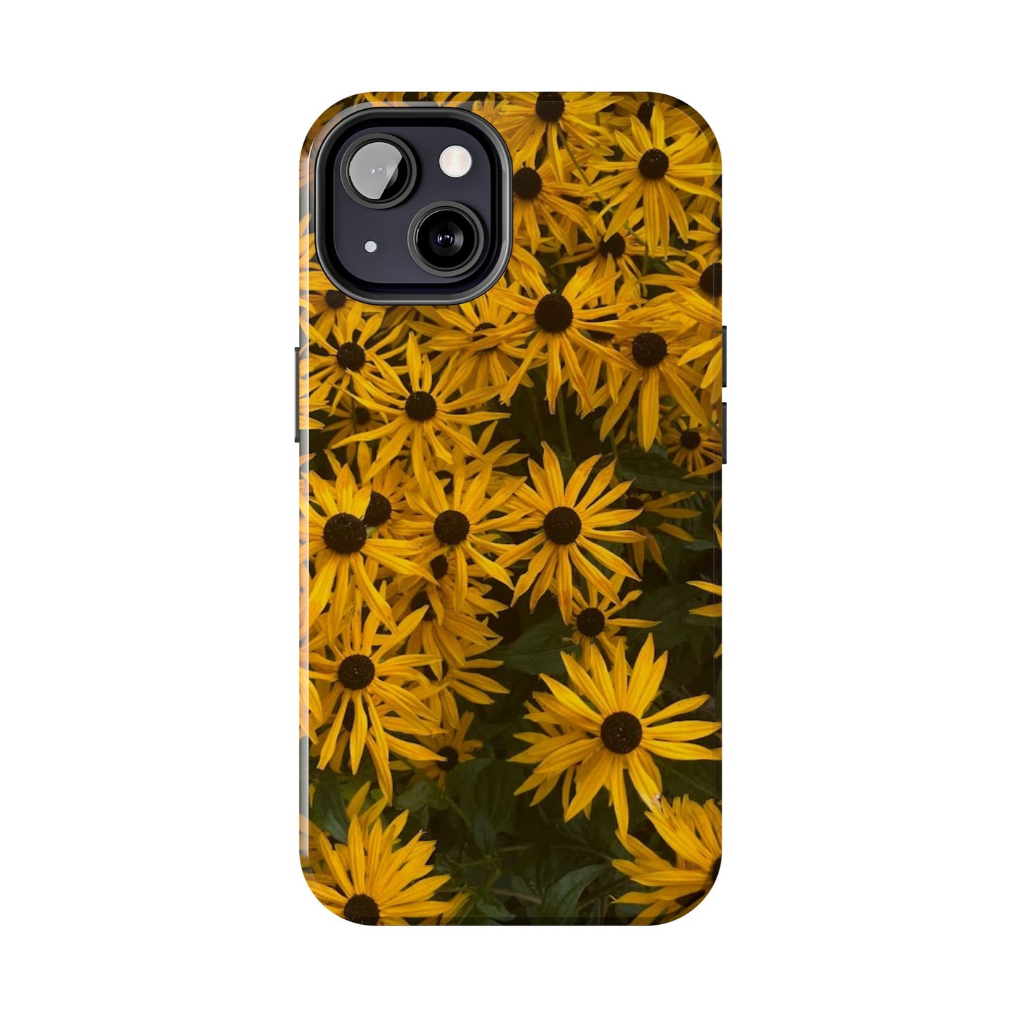 Vibrant Floral Tough Phone Case – Durable Protection with a Sunny Yellow Flower Design