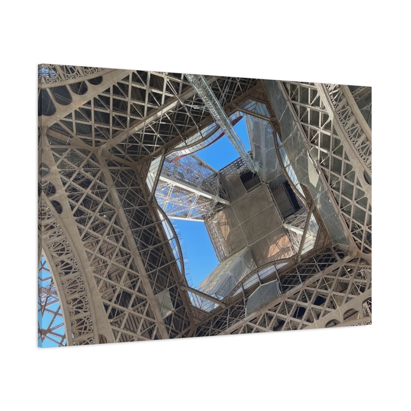 Eiffel Tower Canvas Art Print - Unique Architectural Home Decor