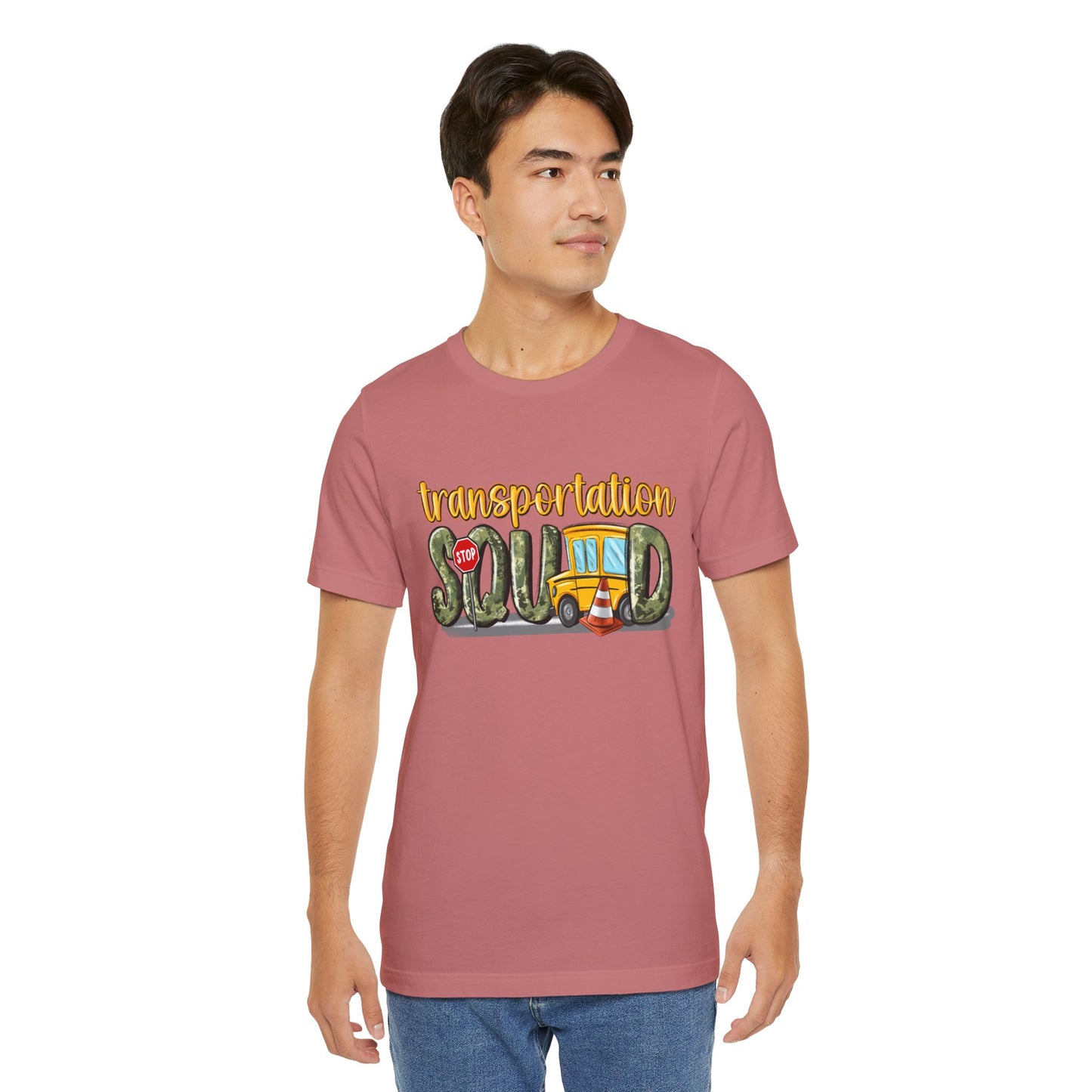 Funny Transportation Squad Unisex Jersey Tee