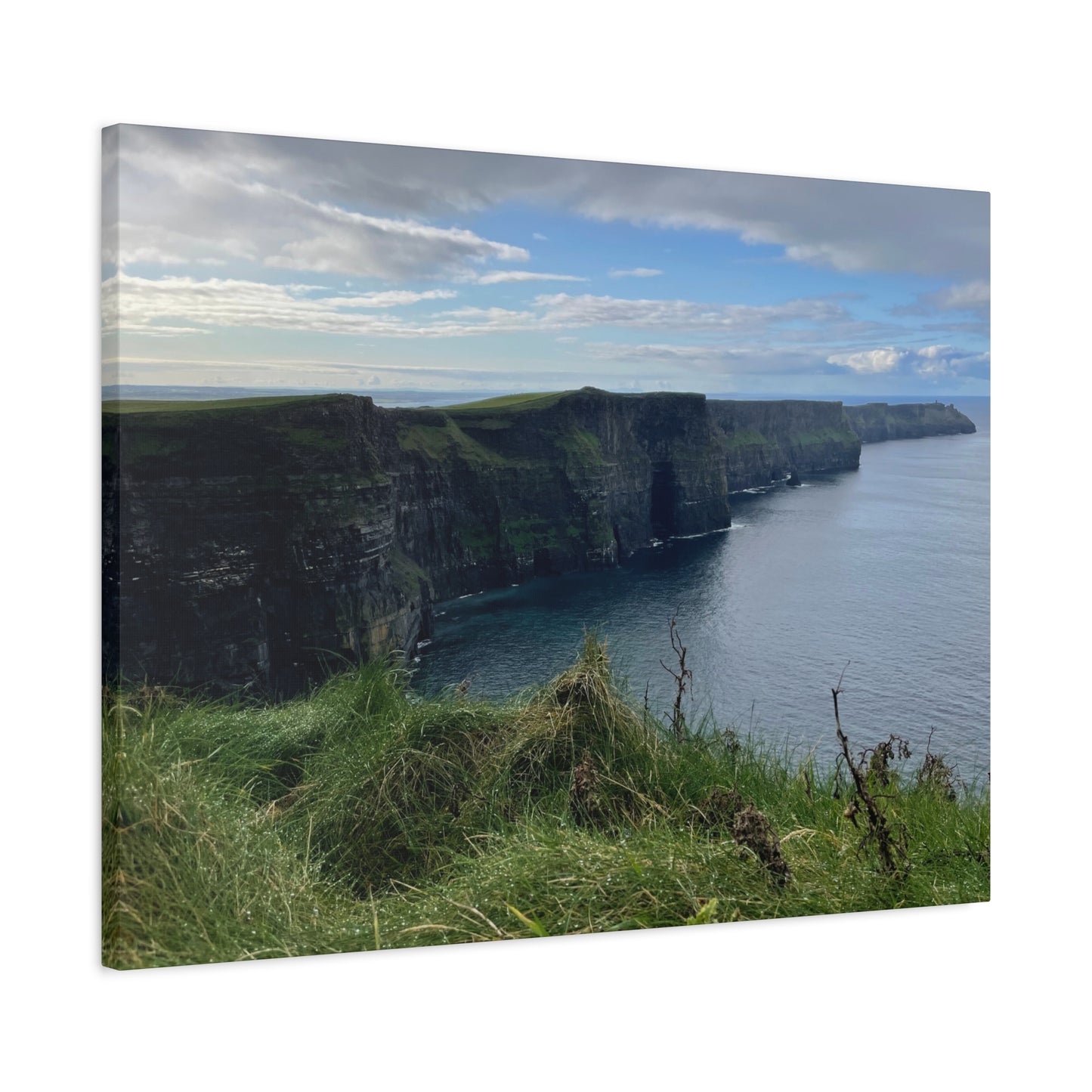 Coastal Cliffs Matte Canvas Wall Art - Tranquil Nature Decor