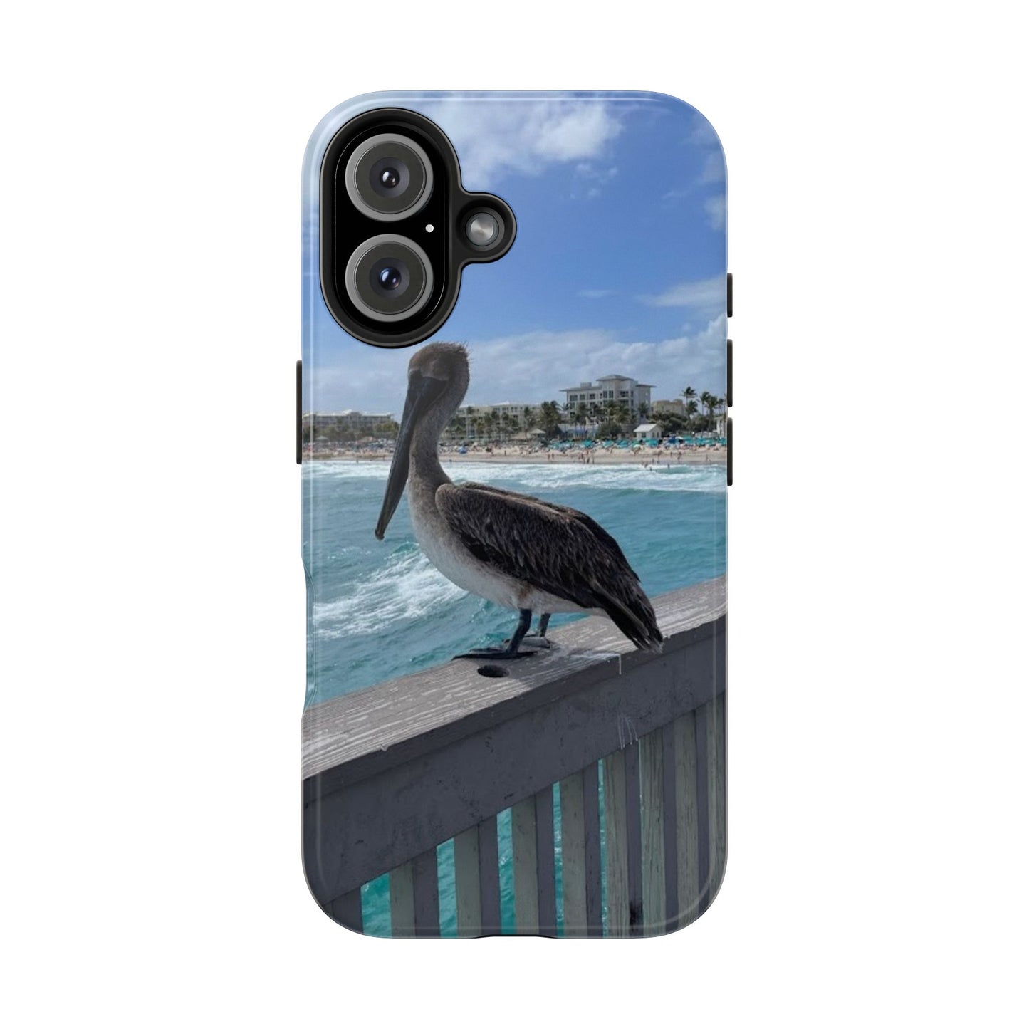 Coastal Pelican Tough Phone Cases - Durable Protection with Ocean Vibe