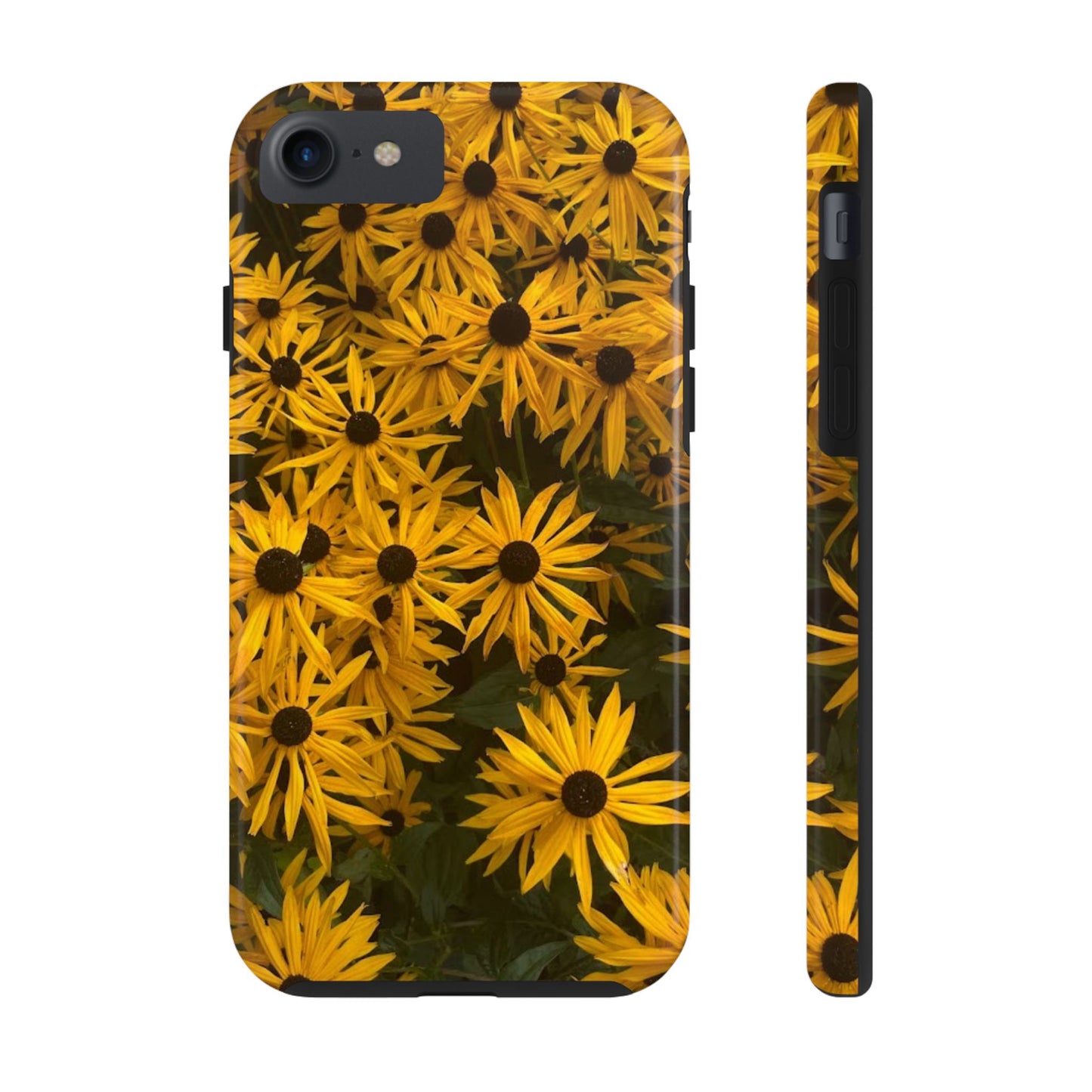Vibrant Floral Tough Phone Case – Durable Protection with a Sunny Yellow Flower Design