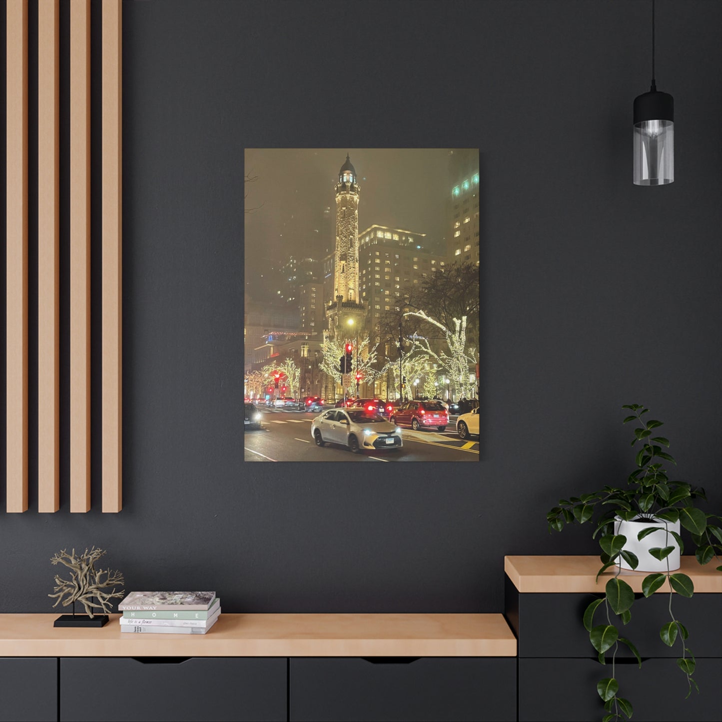 City Lights Wall Art - Water Tower