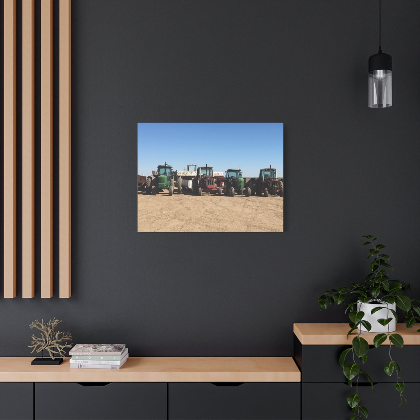 Farming Tractors Canvas Art - Stretched Matte Wall Decor