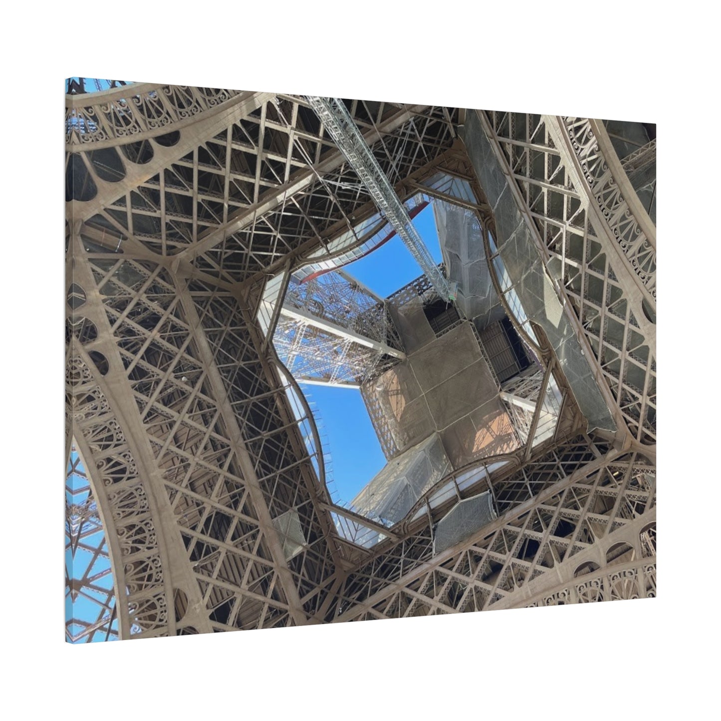 Eiffel Tower Canvas Art Print - Unique Architectural Home Decor