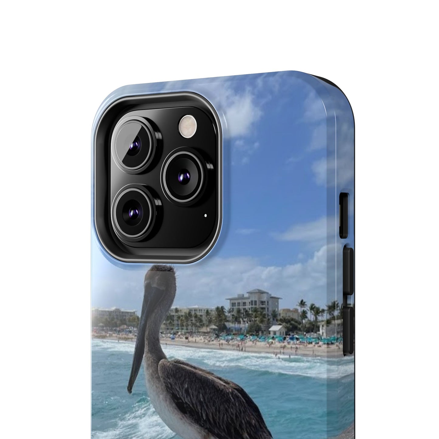 Coastal Pelican Tough Phone Cases - Durable Protection with Ocean Vibe