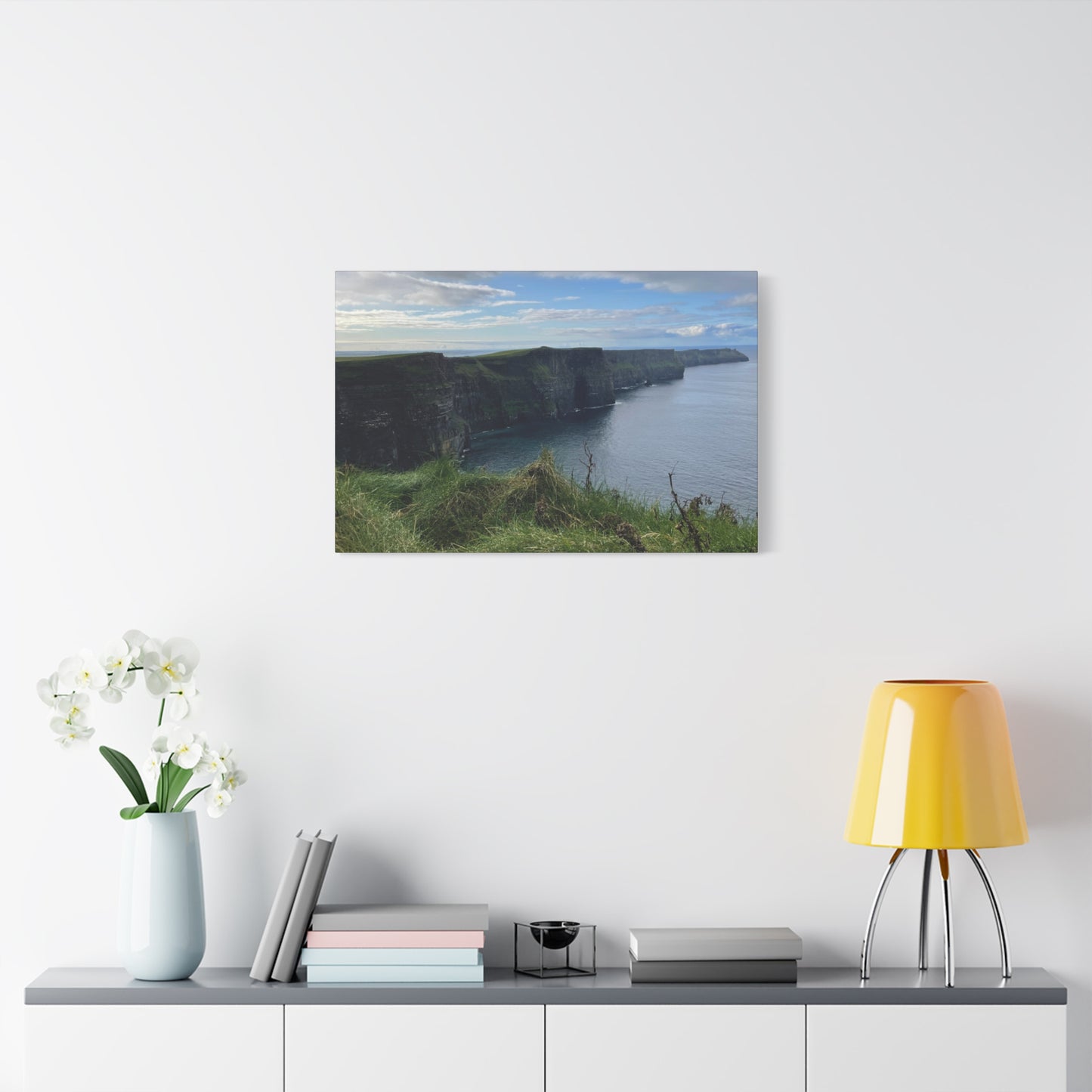 Coastal Cliffs Matte Canvas Wall Art - Tranquil Nature Decor