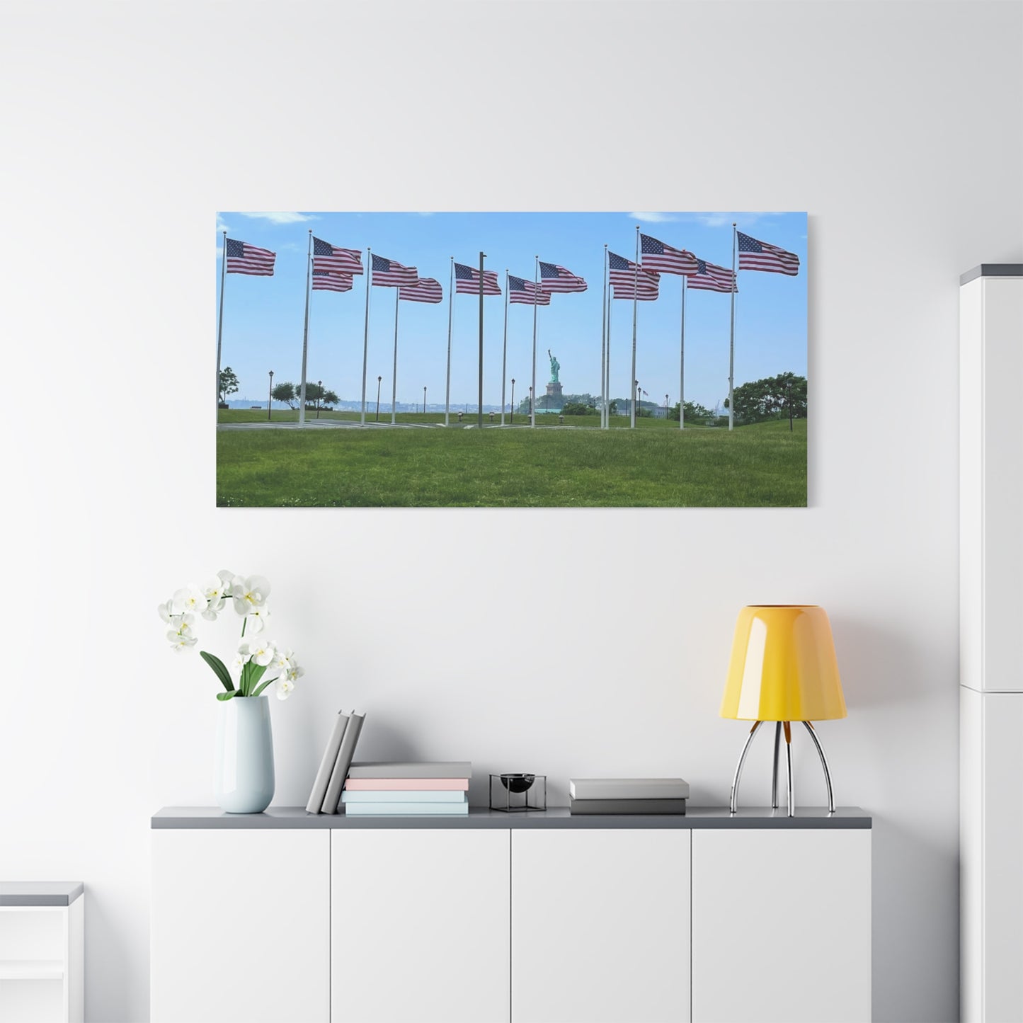 Statue of Liberty Canvas Wall Art - Patriotic Decor
