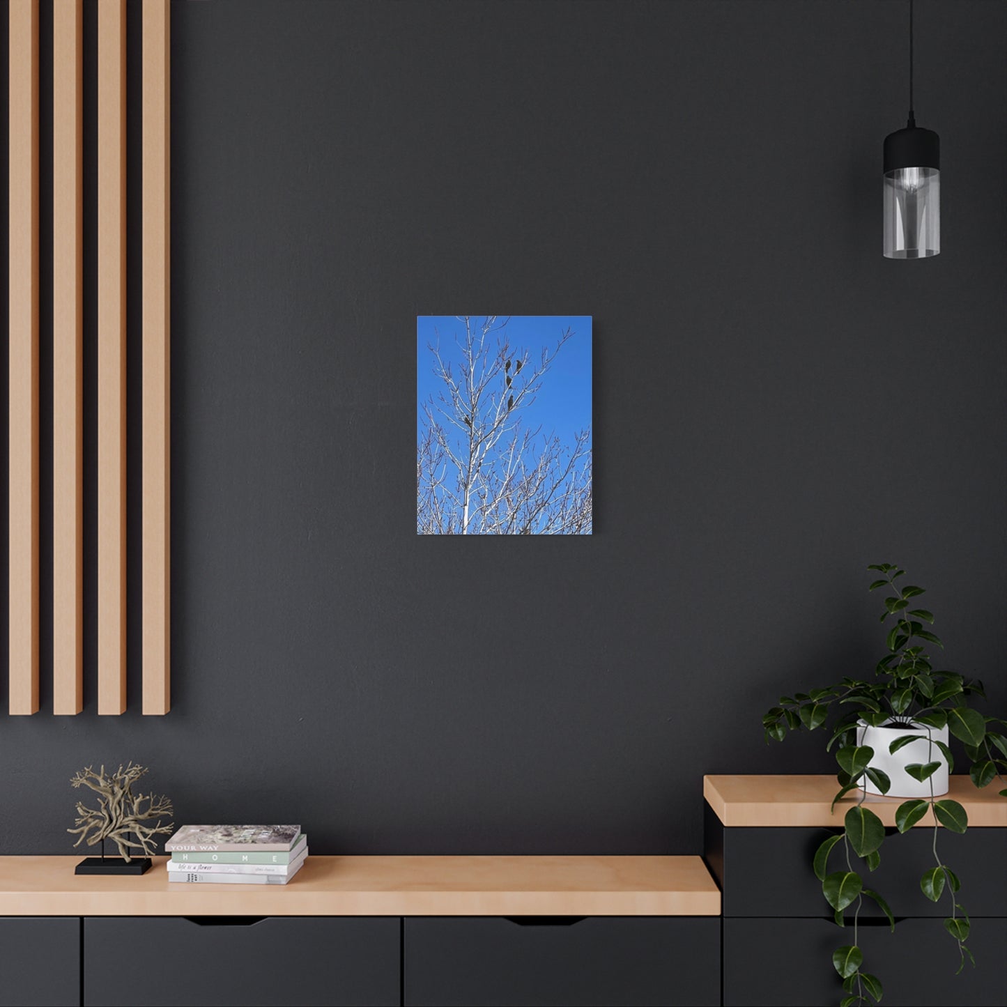 Serene Bird Canvas Wall Art - Tranquil Nature Decor for Home and Office