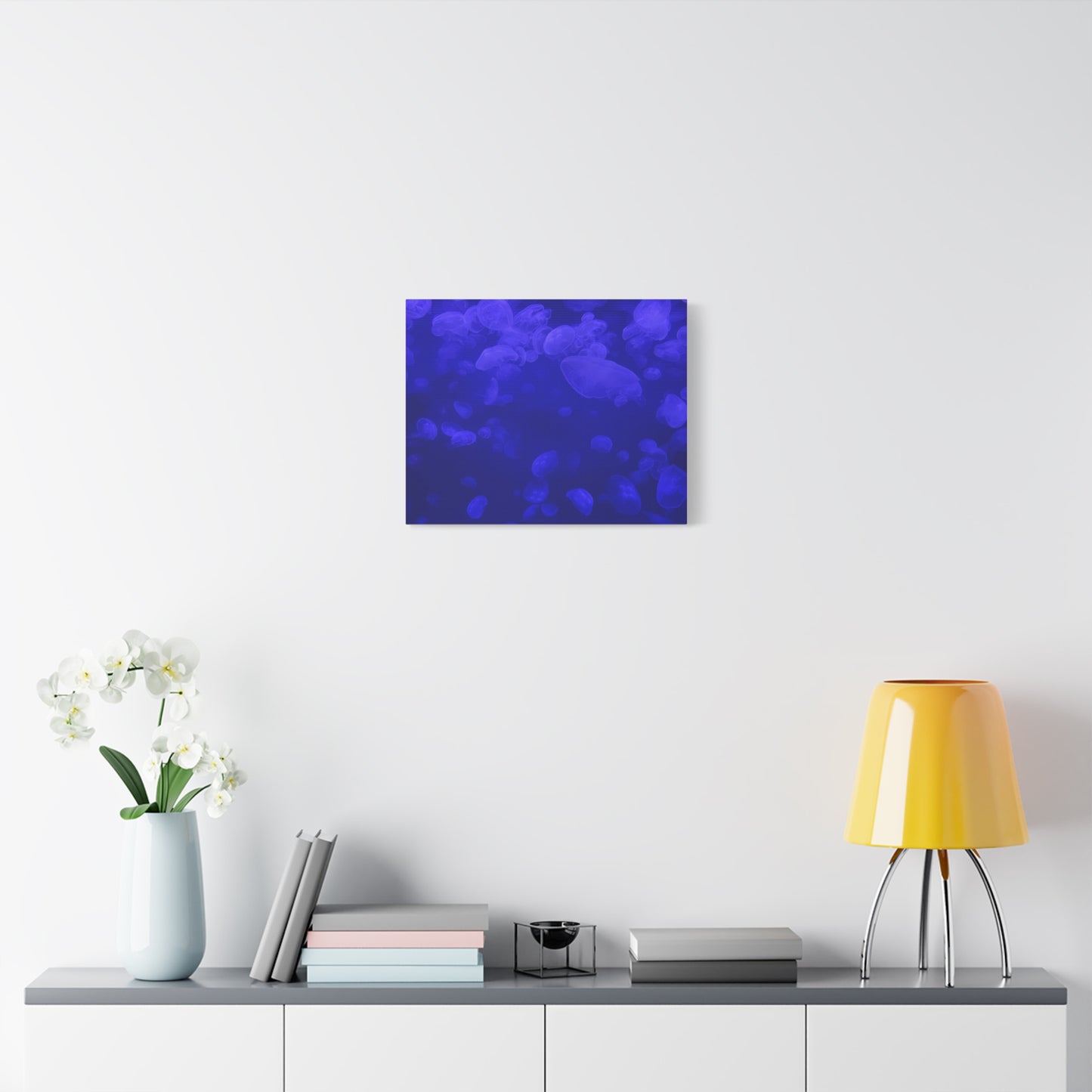 Jellyfish Watercolor Canvas Art - Ocean Theme Wall Decor