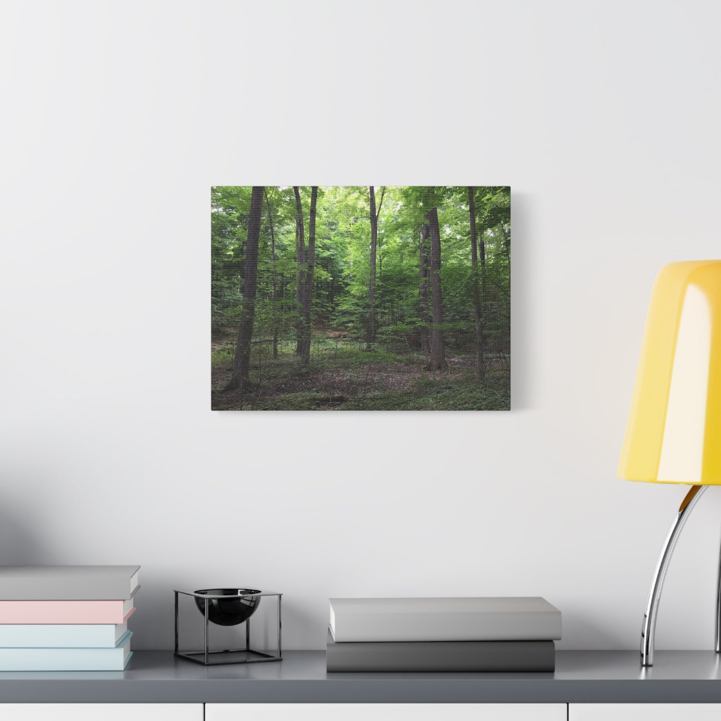 Serene Forest Canvas Art - Stretched Wall Décor for Natural Ambiance Sacred Grove