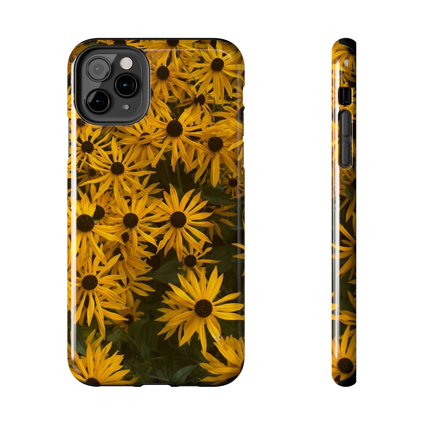 Vibrant Floral Tough Phone Case – Durable Protection with a Sunny Yellow Flower Design