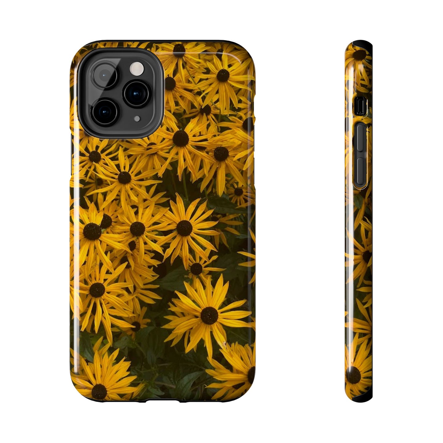 Vibrant Floral Tough Phone Case – Durable Protection with a Sunny Yellow Flower Design