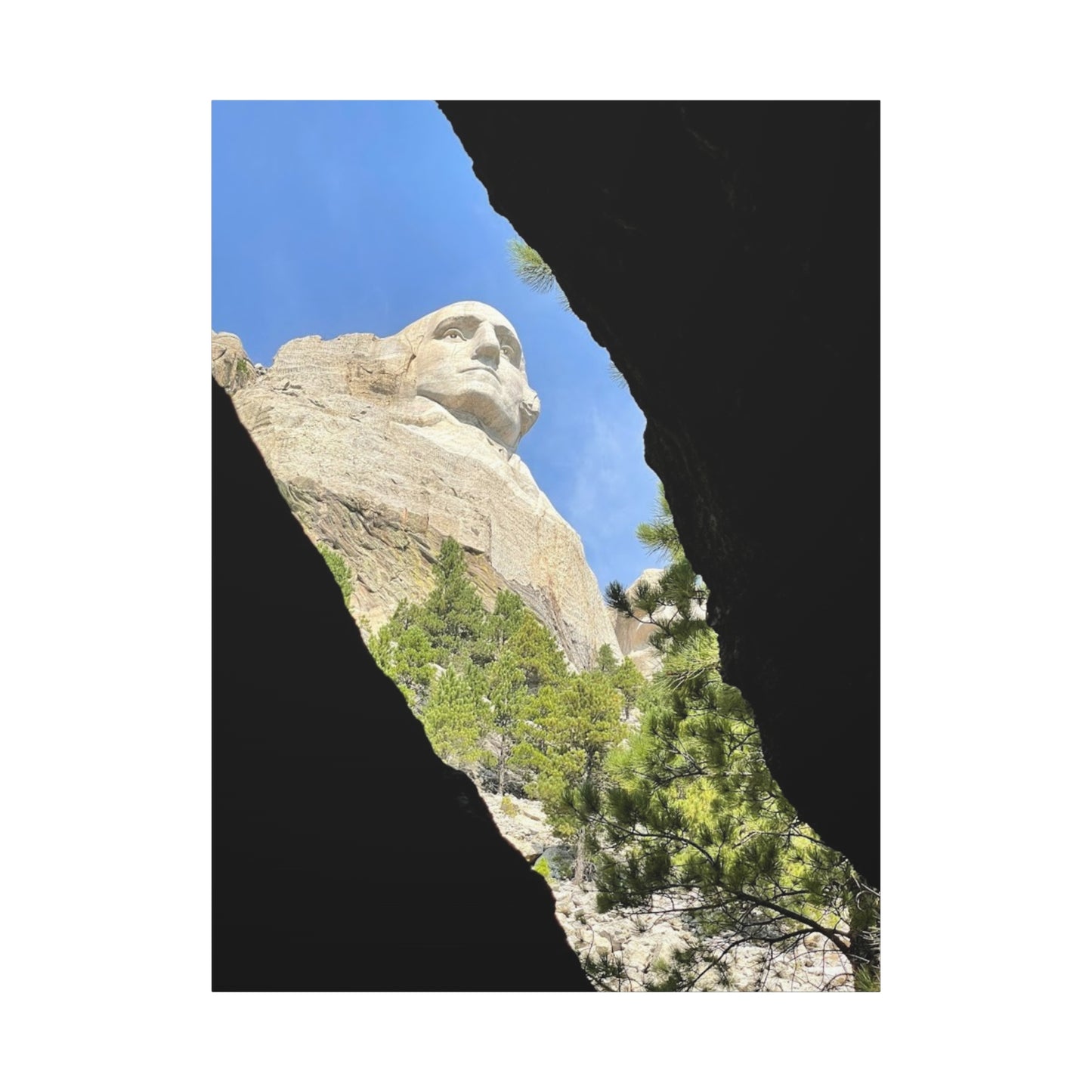 Mount Rushmore Matte Canvas Wall Art - Nature & History Decor