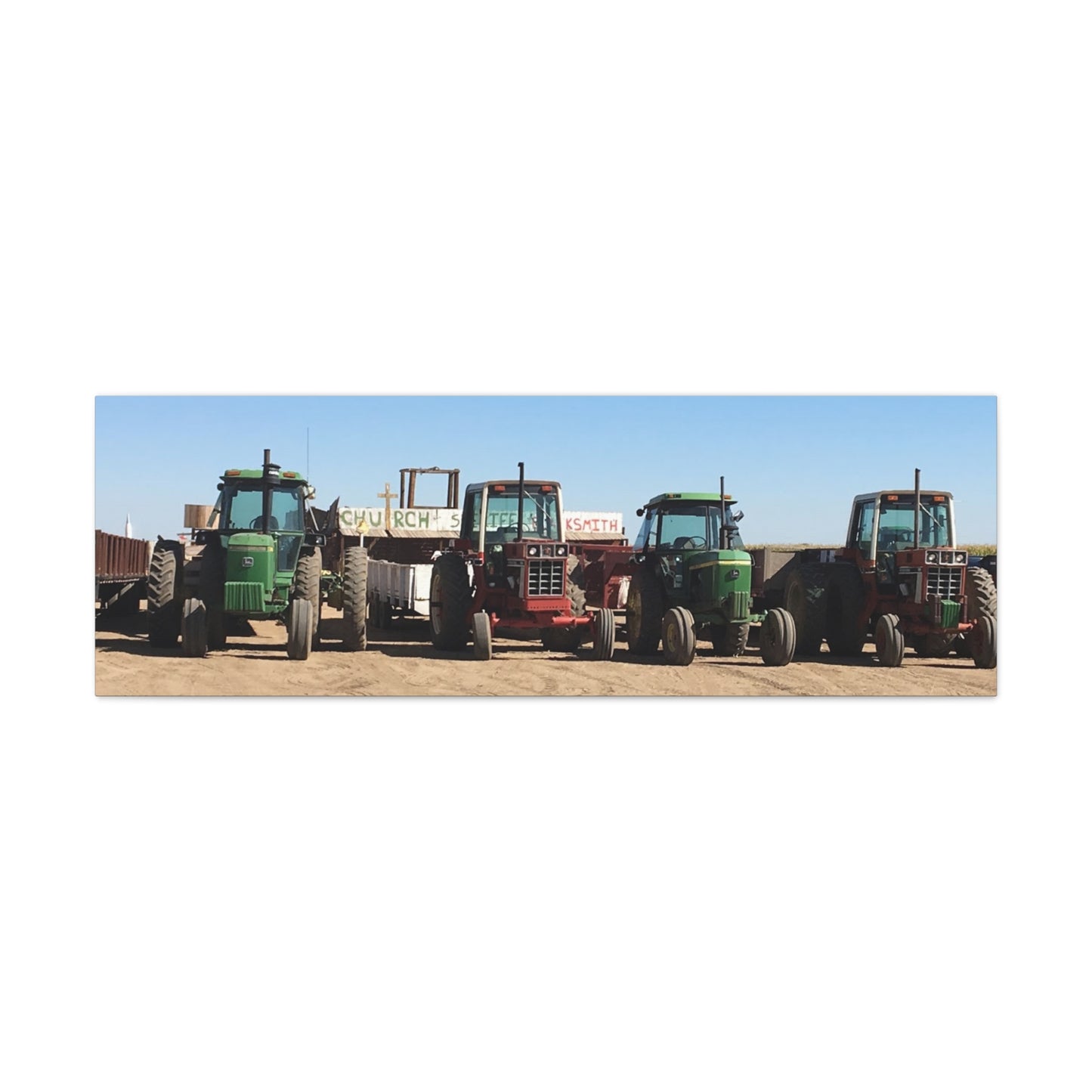 Farming Tractors Canvas Art - Stretched Matte Wall Decor