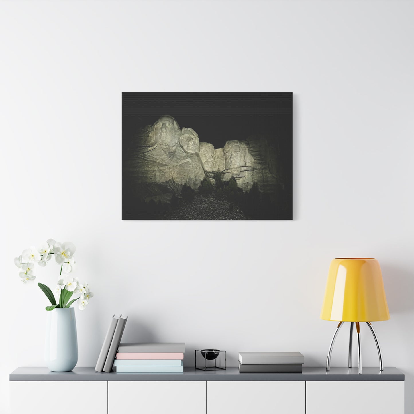 Mount Rushmore Matte Canvas Wall Art - Stretched, 1.25"