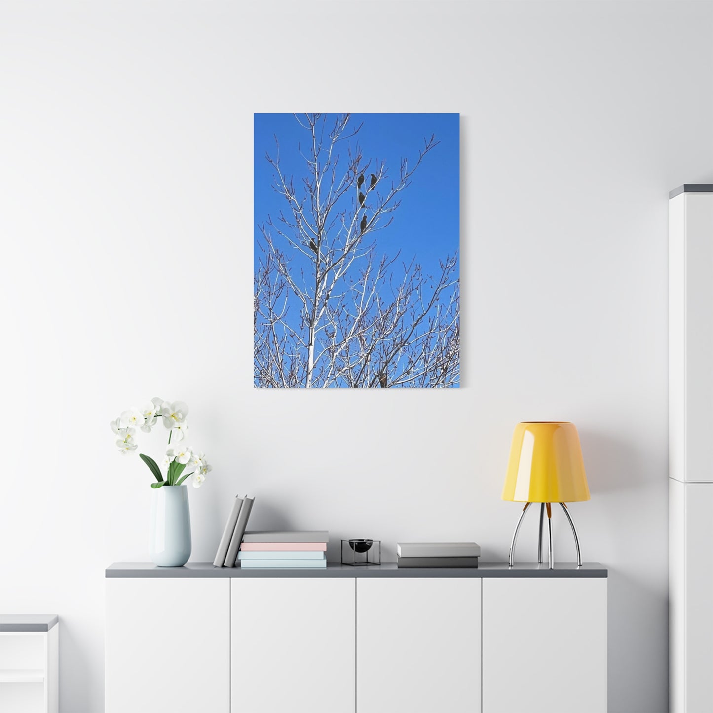 Serene Bird Canvas Wall Art - Tranquil Nature Decor for Home and Office