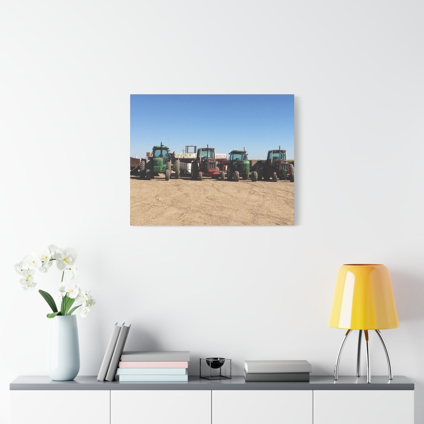 Farming Tractors Canvas Art - Stretched Matte Wall Decor