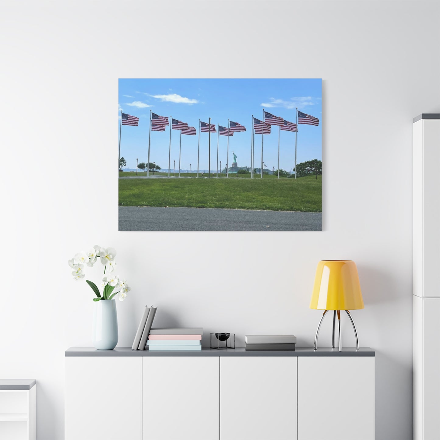 Statue of Liberty Canvas Wall Art - Patriotic Decor
