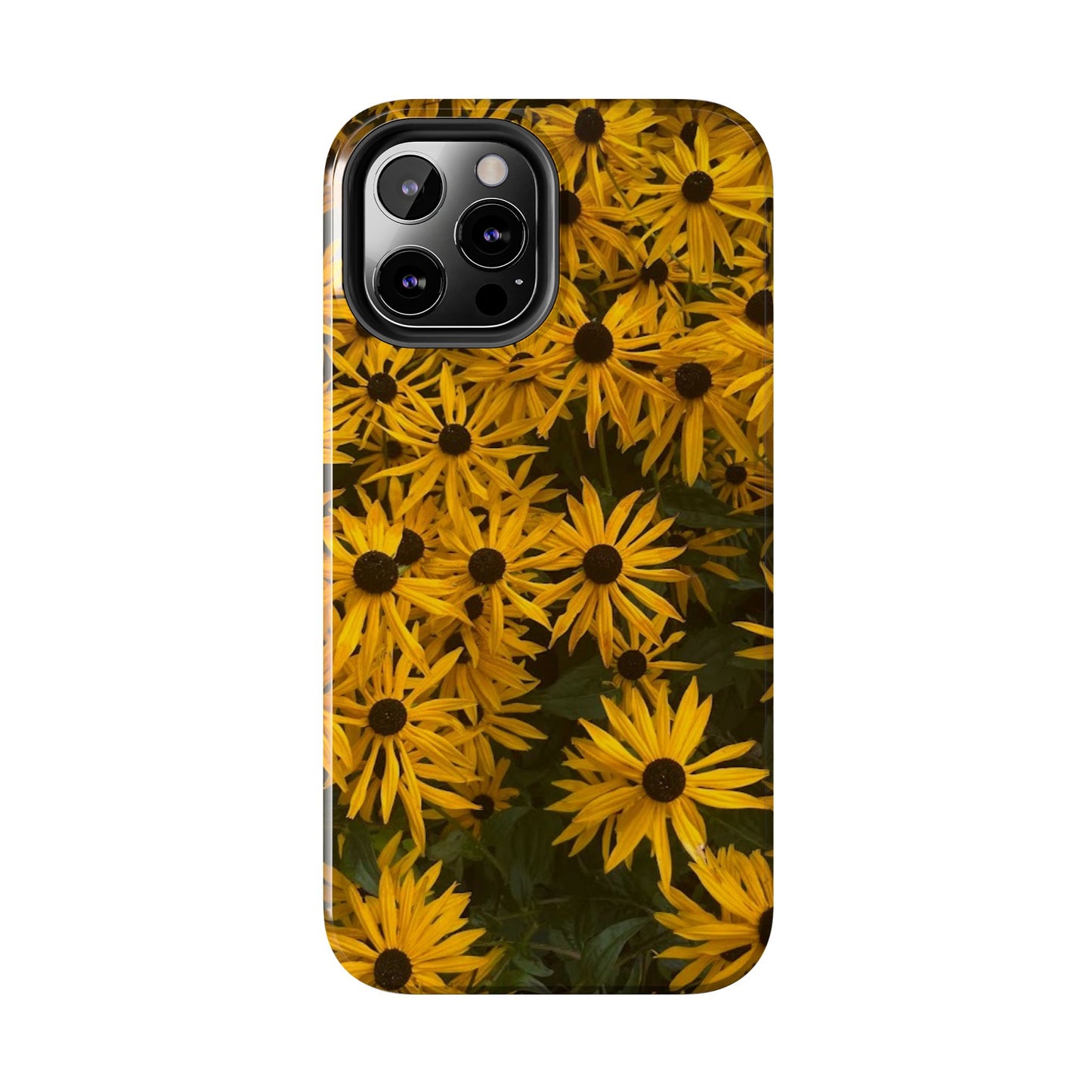 Vibrant Floral Tough Phone Case – Durable Protection with a Sunny Yellow Flower Design