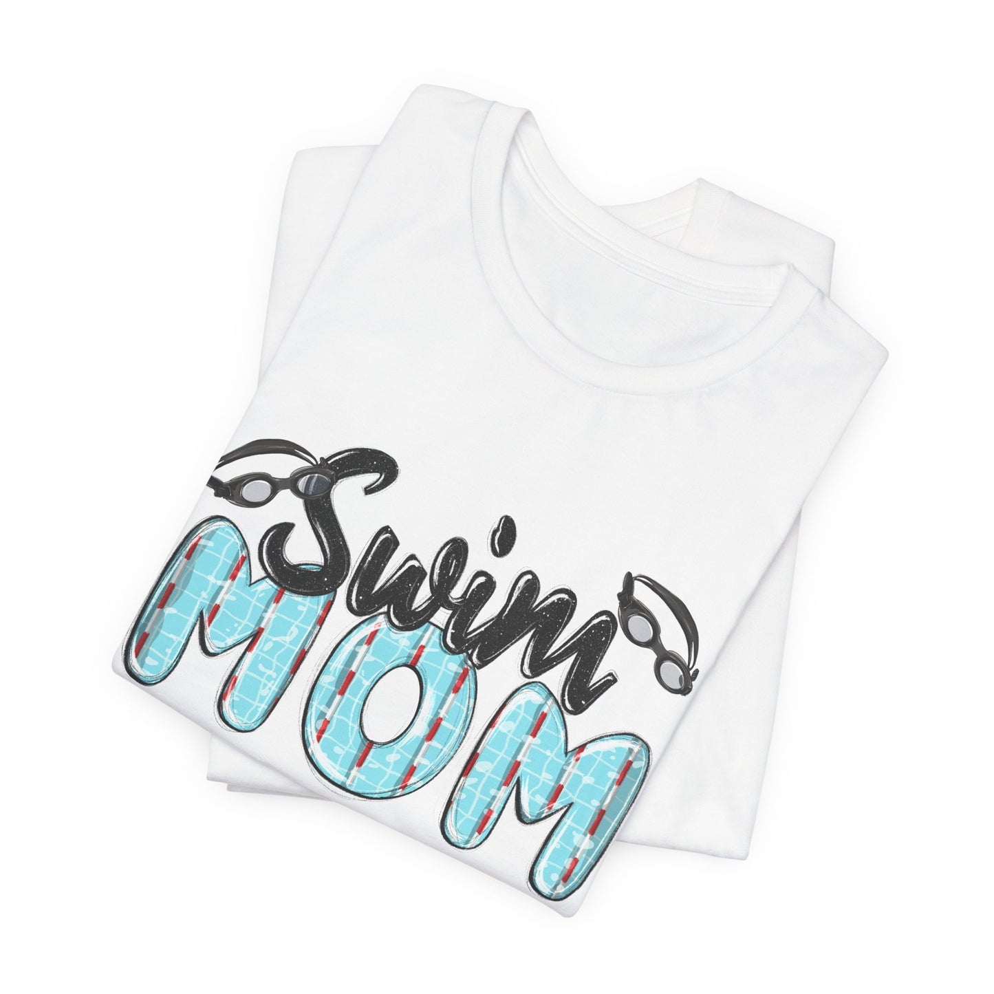 Swim Mom Unisex Jersey Tee - Perfect Gift for Aquatic Enthusiasts
