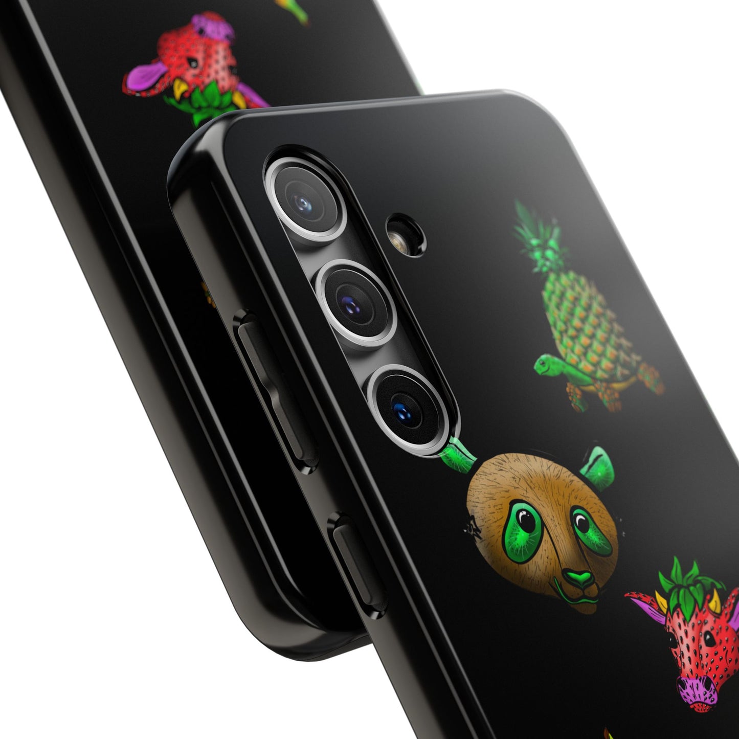 Colorful Animal Design Tough Phone Case - Unique Protection for Wildlife Lovers