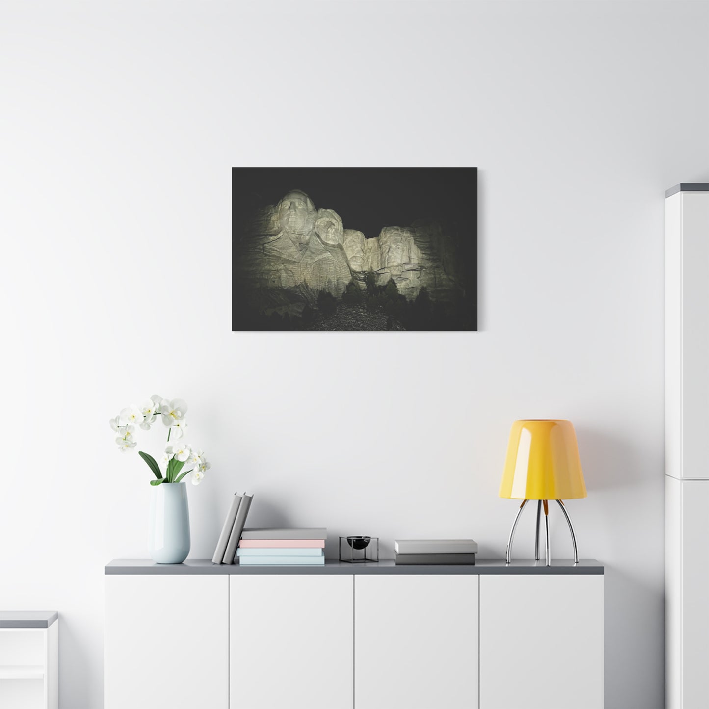 Mount Rushmore Matte Canvas Wall Art - Stretched, 1.25"