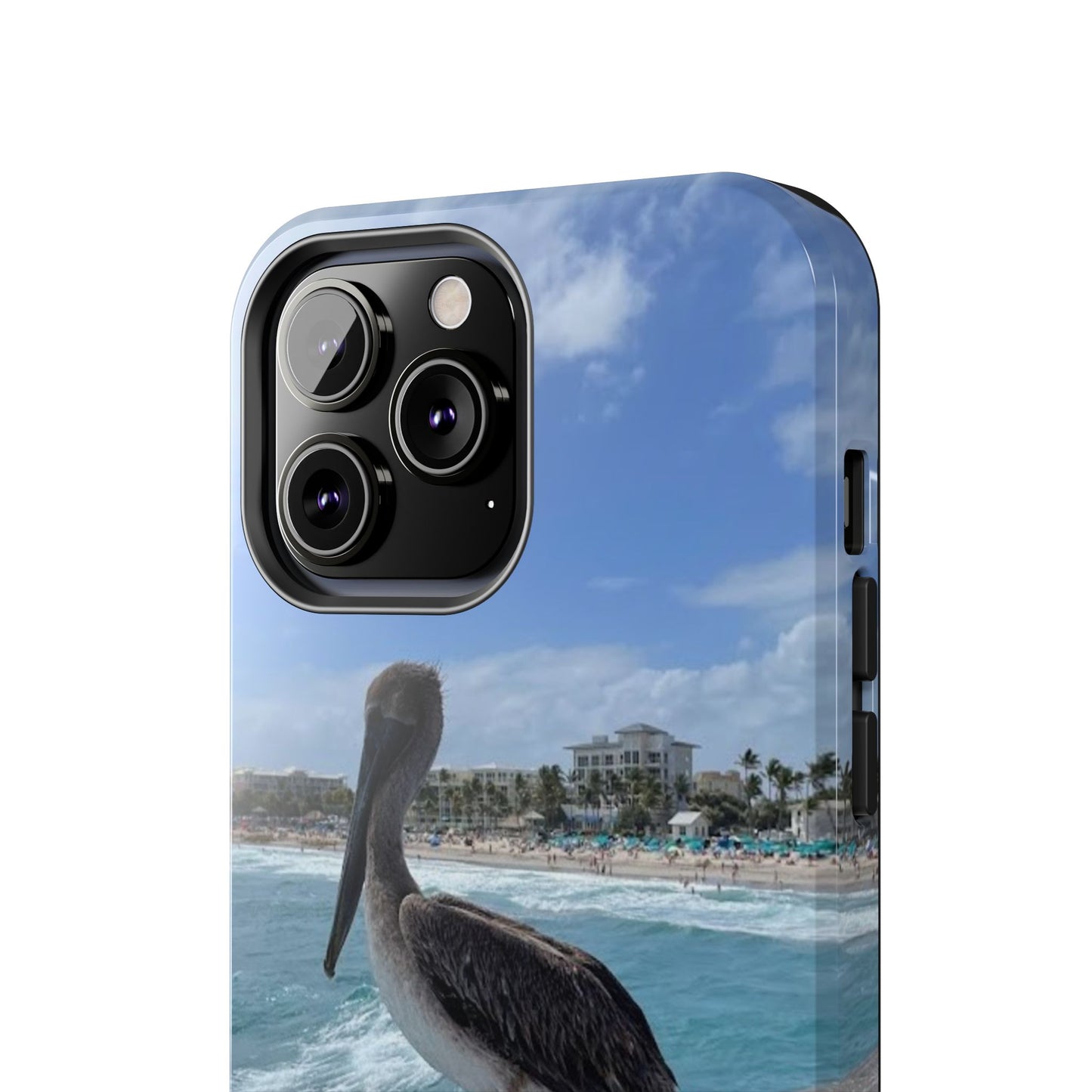 Coastal Pelican Tough Phone Cases - Durable Protection with Ocean Vibe