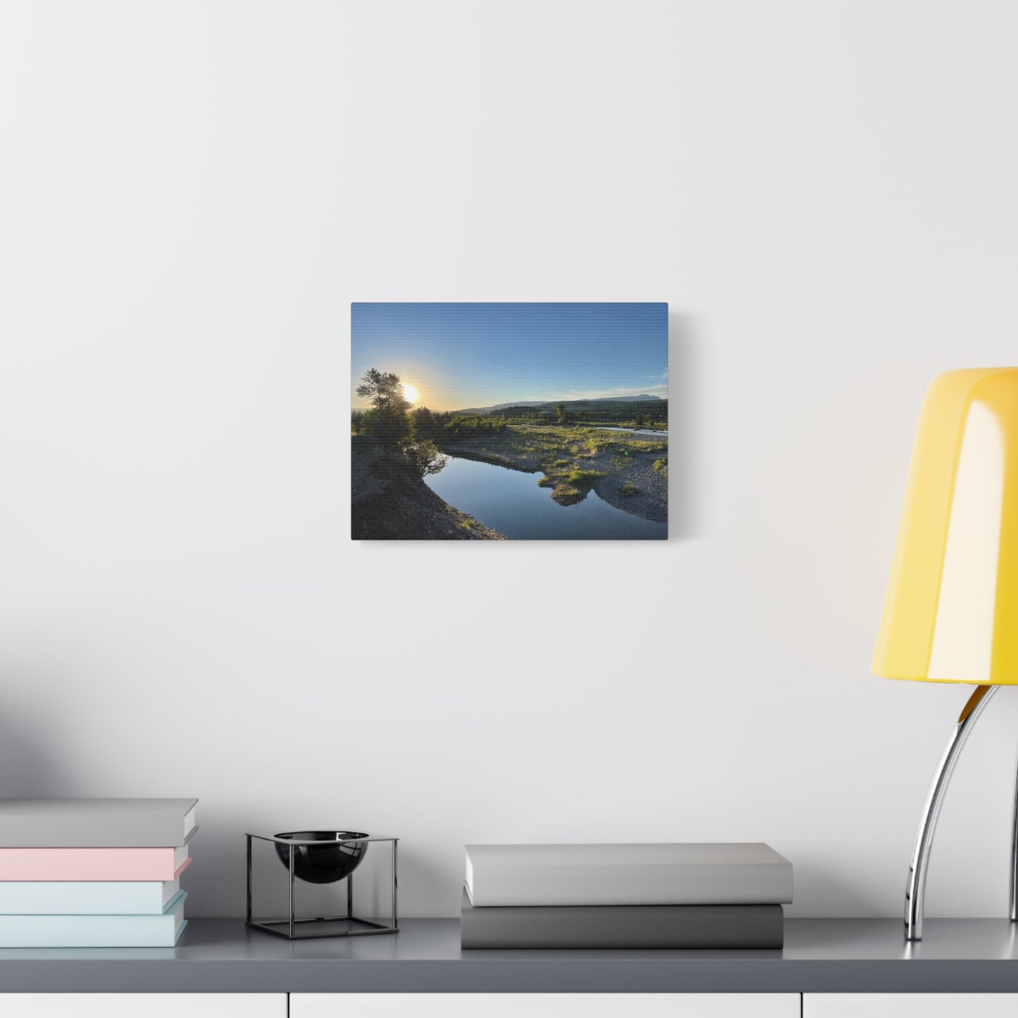 Serene Landscape Matte Canvas Wall Art