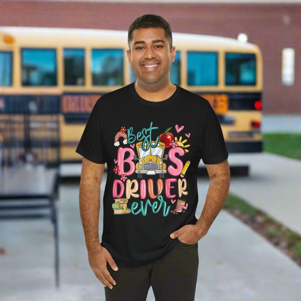 Best Bus Driver Ever Unisex T-Shirt | Perfect Gift for Drivers