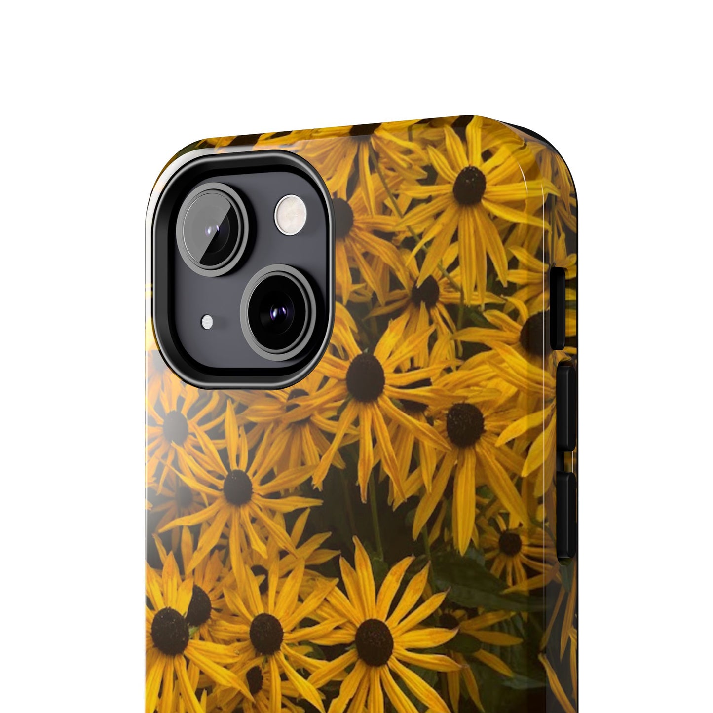 Vibrant Floral Tough Phone Case – Durable Protection with a Sunny Yellow Flower Design