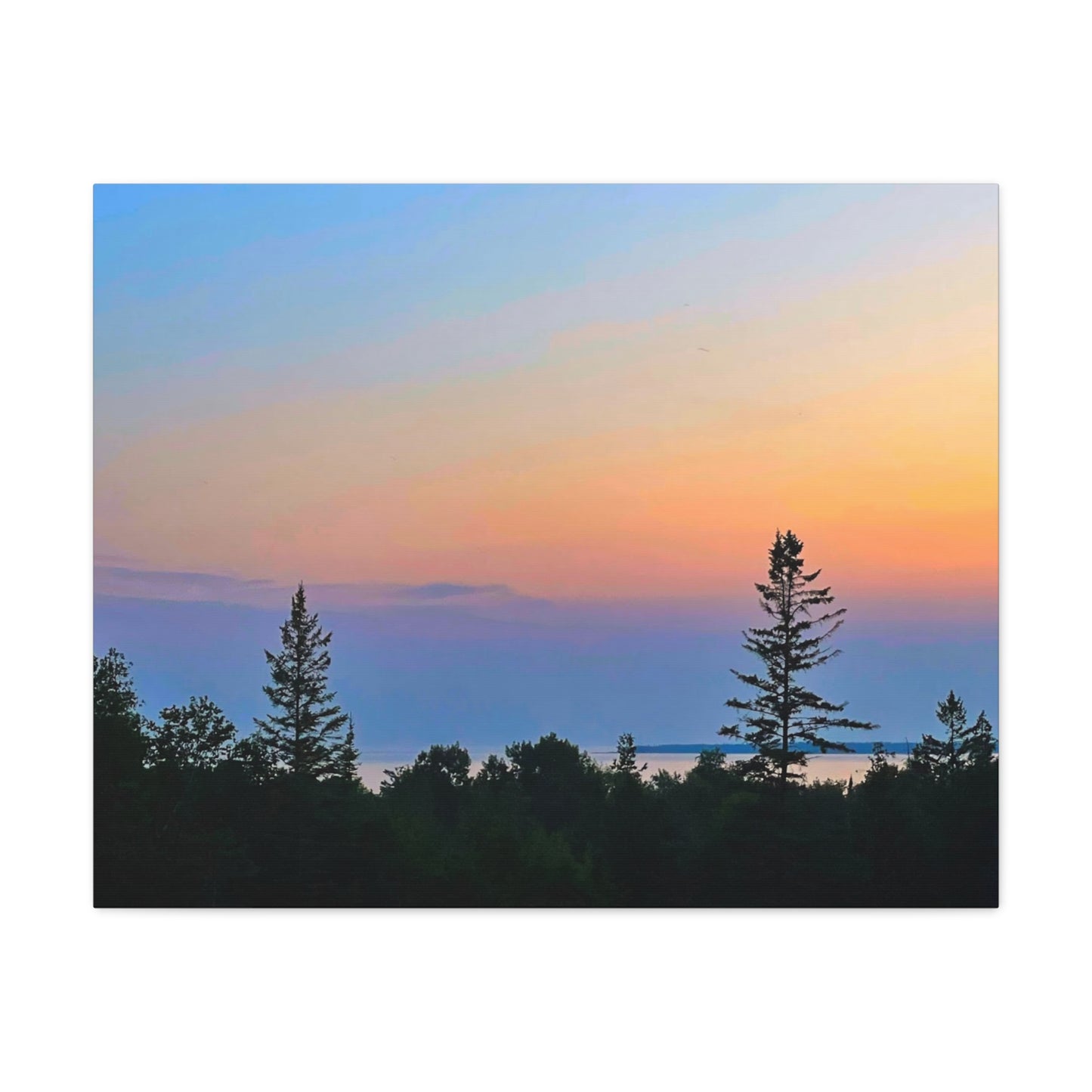 Serene Landscape Canvas Wall Art - Stretched Matte 1.25"