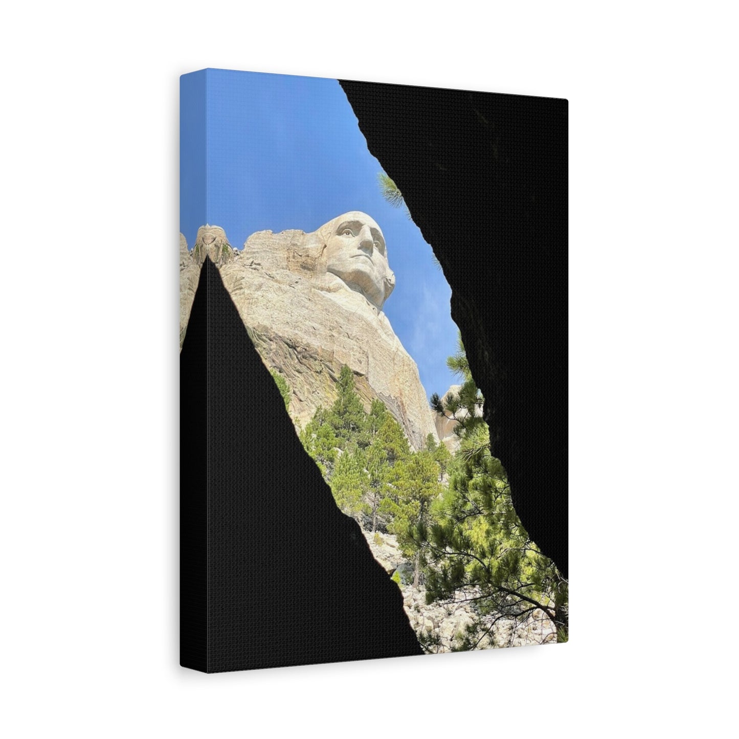 Mount Rushmore Matte Canvas Wall Art - Nature & History Decor