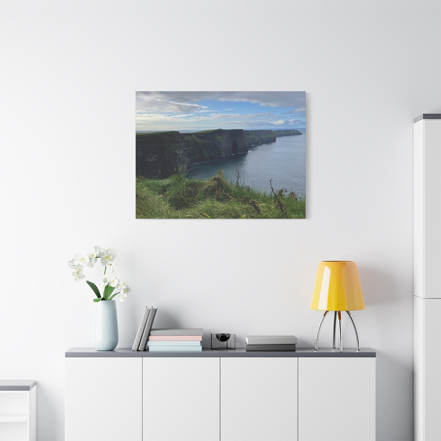 Coastal Cliffs Matte Canvas Wall Art - Tranquil Nature Decor