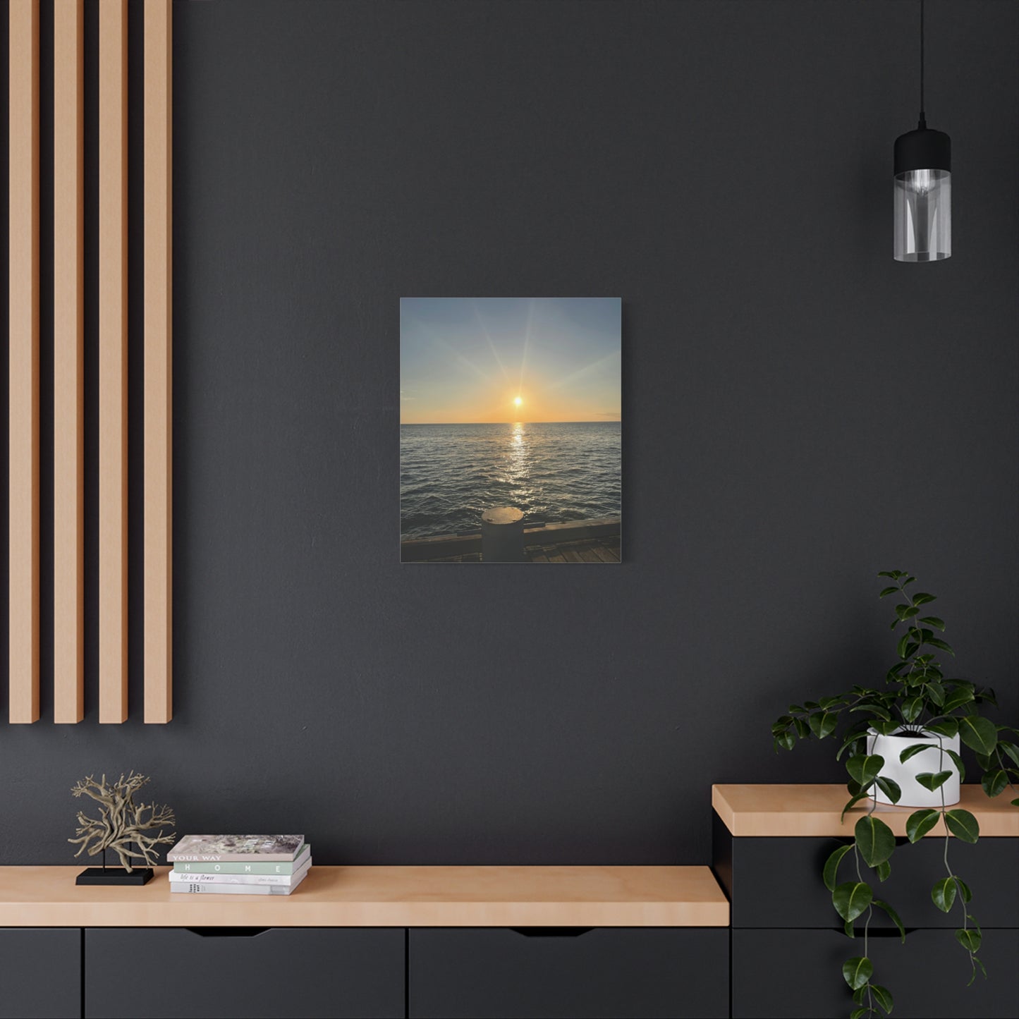Serene Sunset Canvas Wall Art