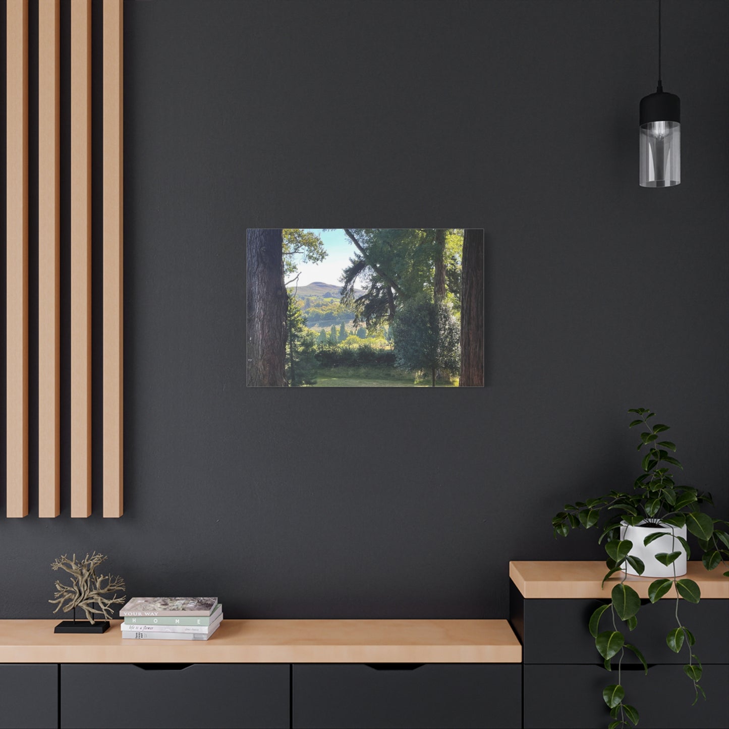 Nature-Inspired Matte Canvas Wall Art - Scenic Landscape Decor