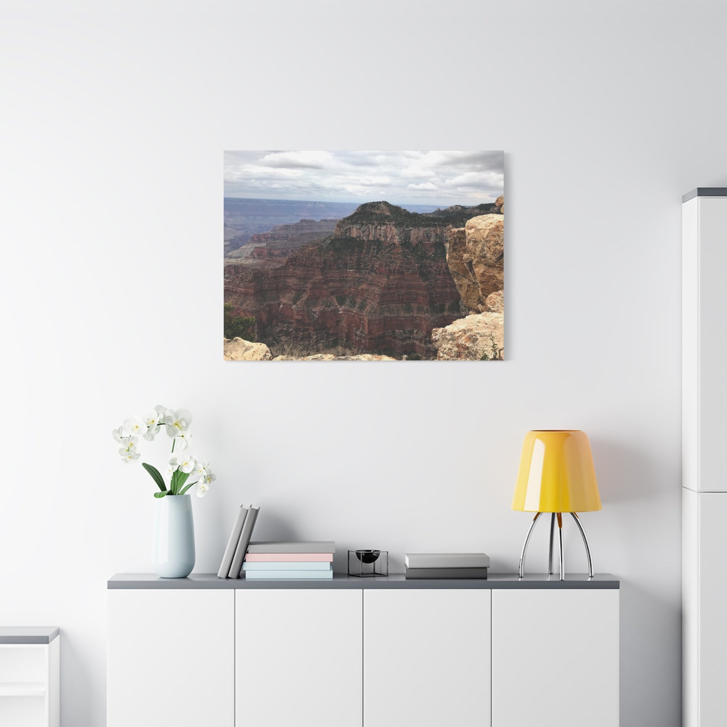 Scenic Grand Canyon Canvas Wall Art – Rustic Home Decor for Nature Lovers