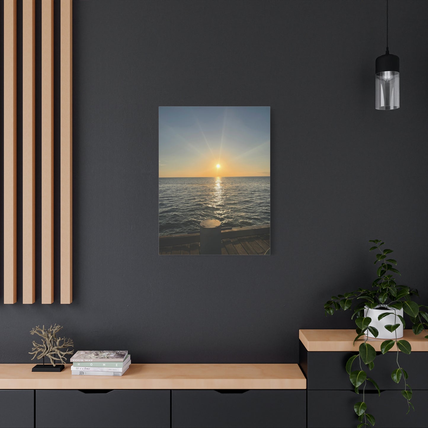 Serene Sunset Canvas Wall Art