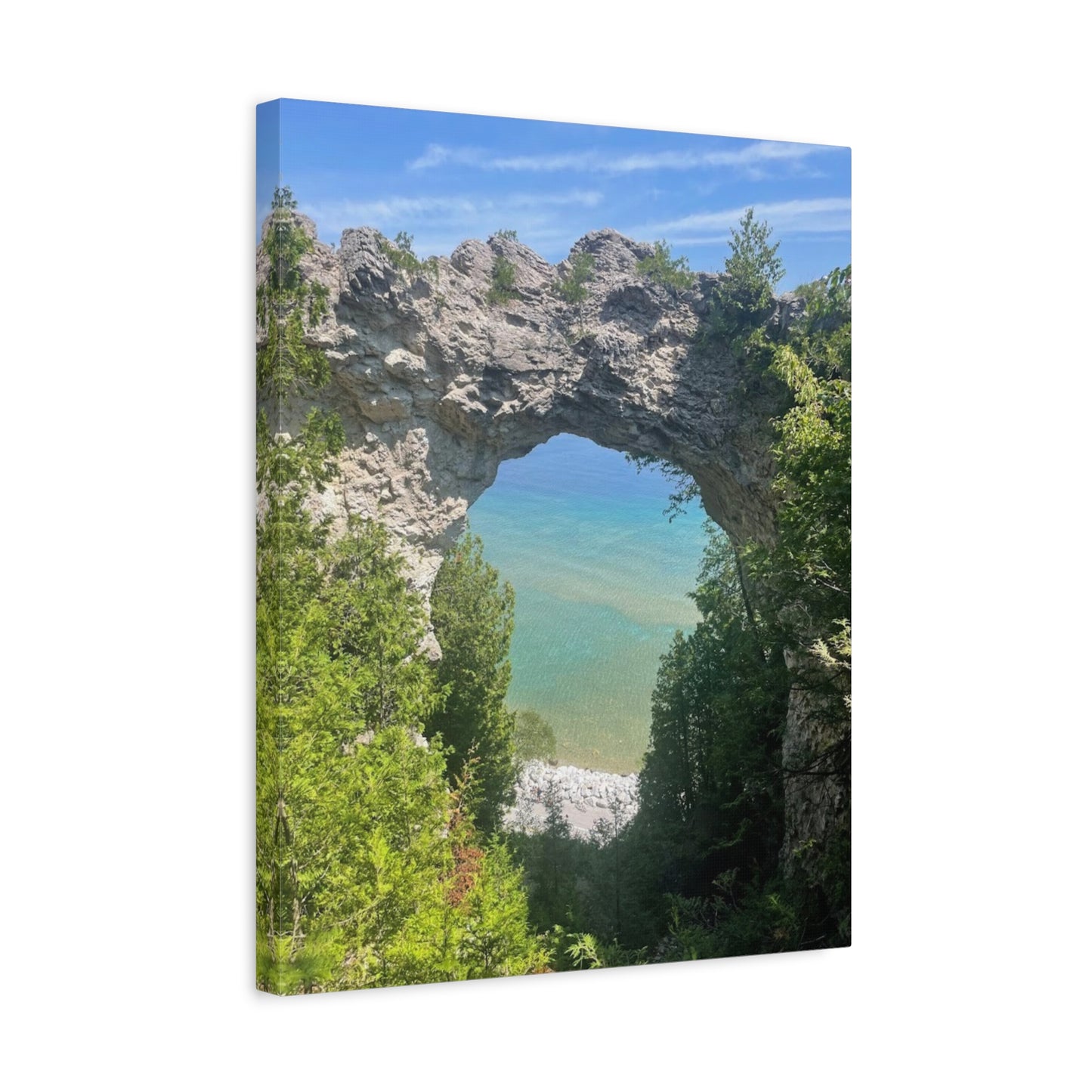 Scenic Nature Canvas - Arch Rock Artwork