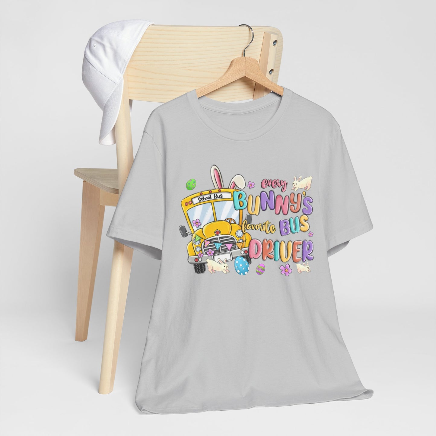 Every Bunny's Favorite Bus Driver Unisex Tee - Fun Easter T-Shirt for Kids and Adults