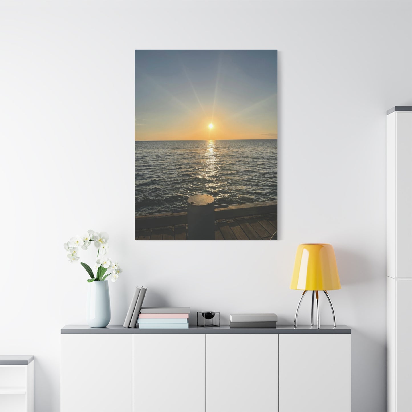 Serene Sunset Canvas Wall Art