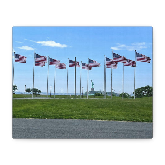 Statue of Liberty Canvas Wall Art - Patriotic Decor