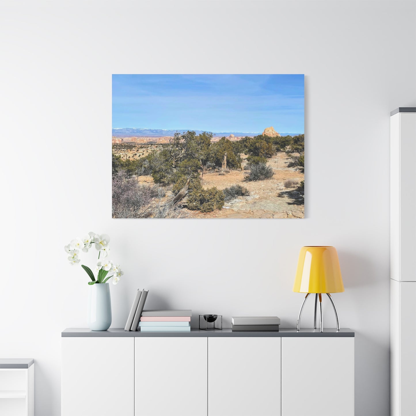 Desert Landscape Canvas Wall Art – 1.25" Matte Stretched Decor for Nature Lovers