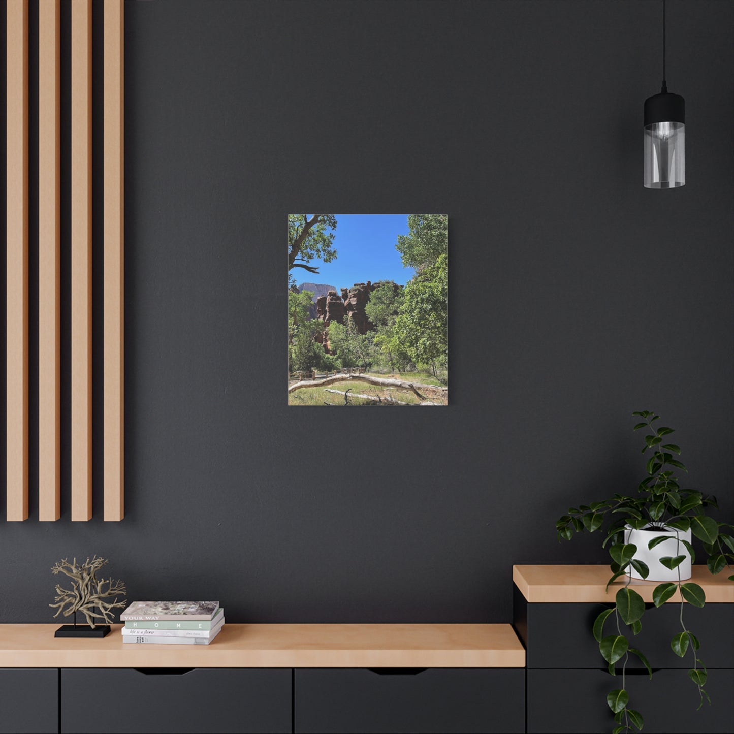 Stretched Canvas Art - Scenic Nature Landscape