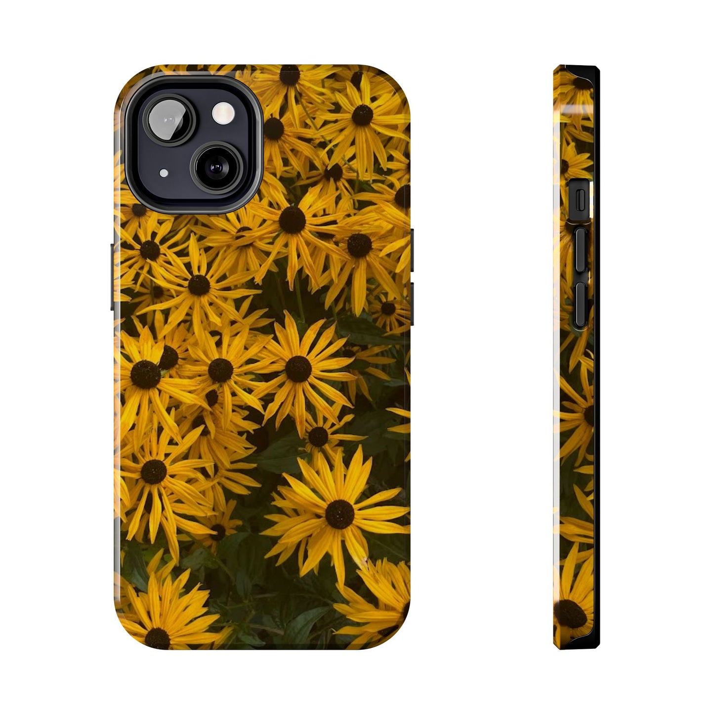 Vibrant Floral Tough Phone Case – Durable Protection with a Sunny Yellow Flower Design