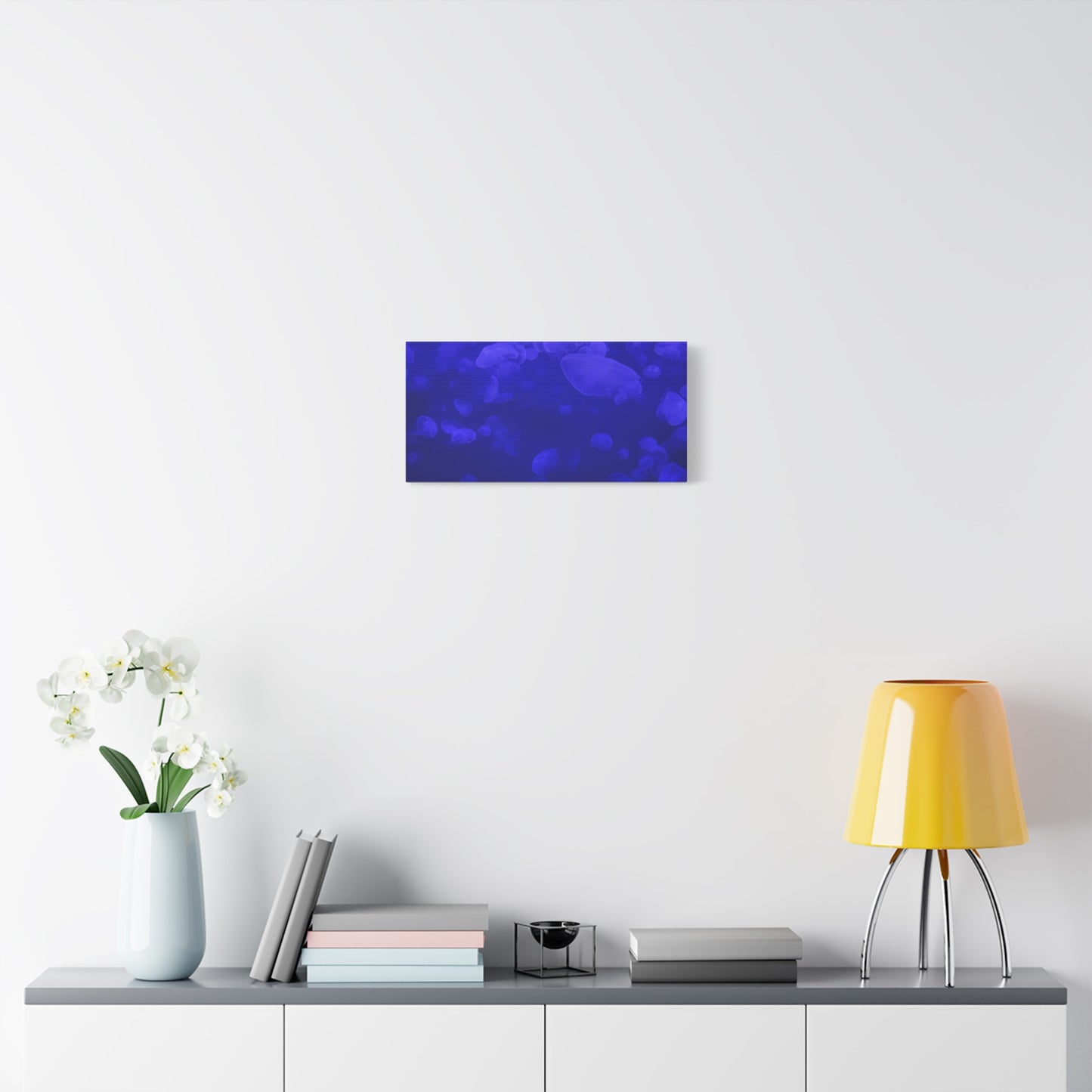 Jellyfish Watercolor Canvas Art - Ocean Theme Wall Decor