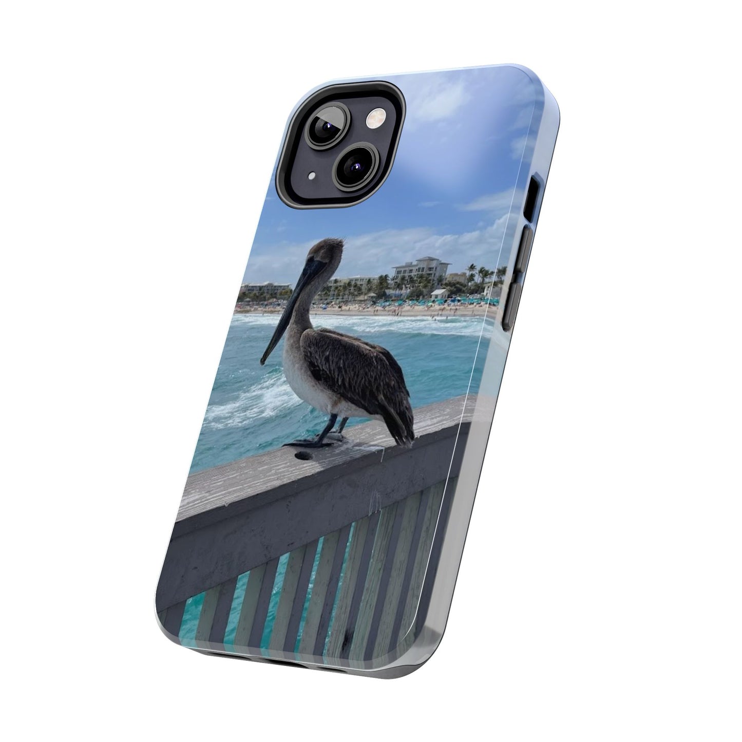 Coastal Pelican Tough Phone Cases - Durable Protection with Ocean Vibe