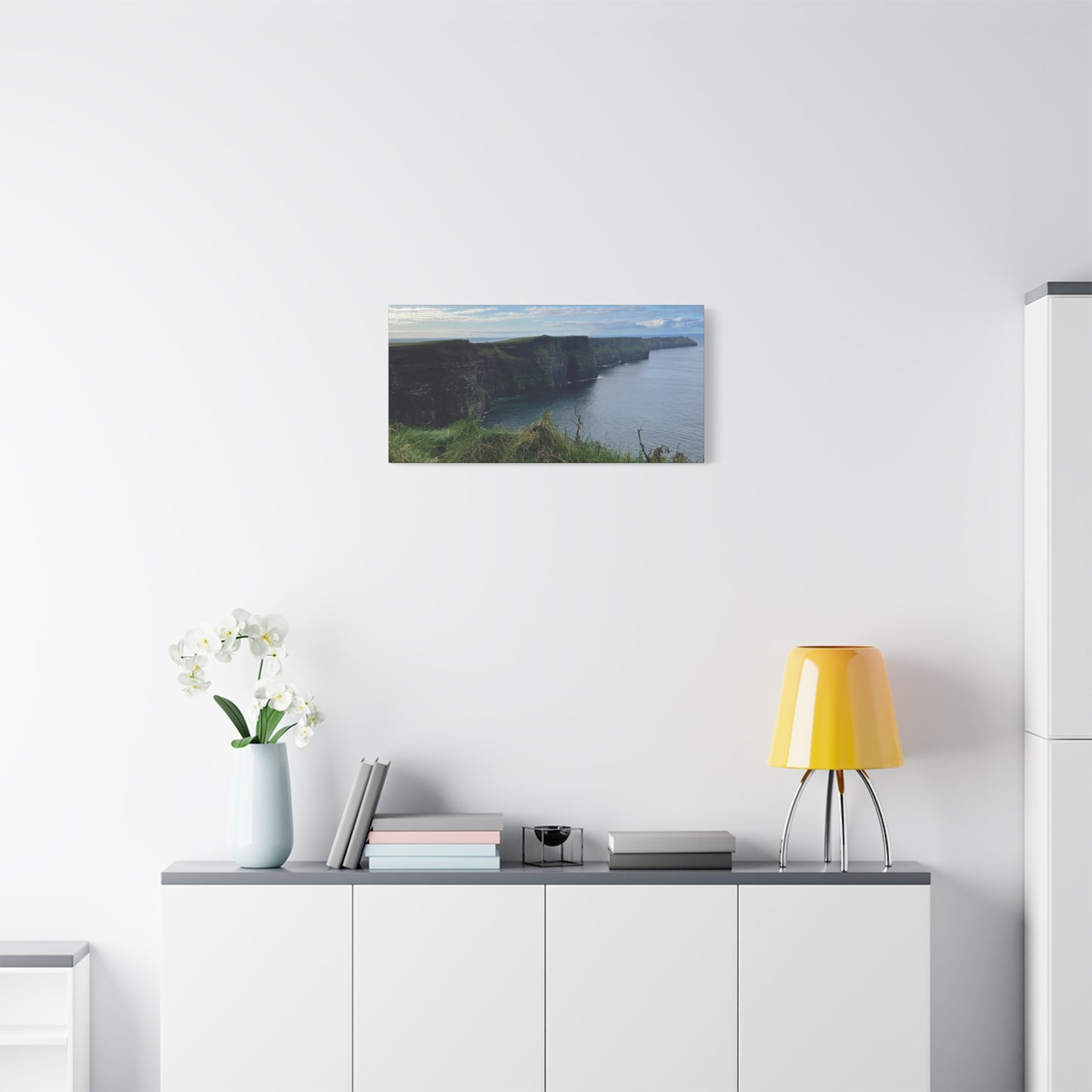 Coastal Cliffs Matte Canvas Wall Art - Tranquil Nature Decor