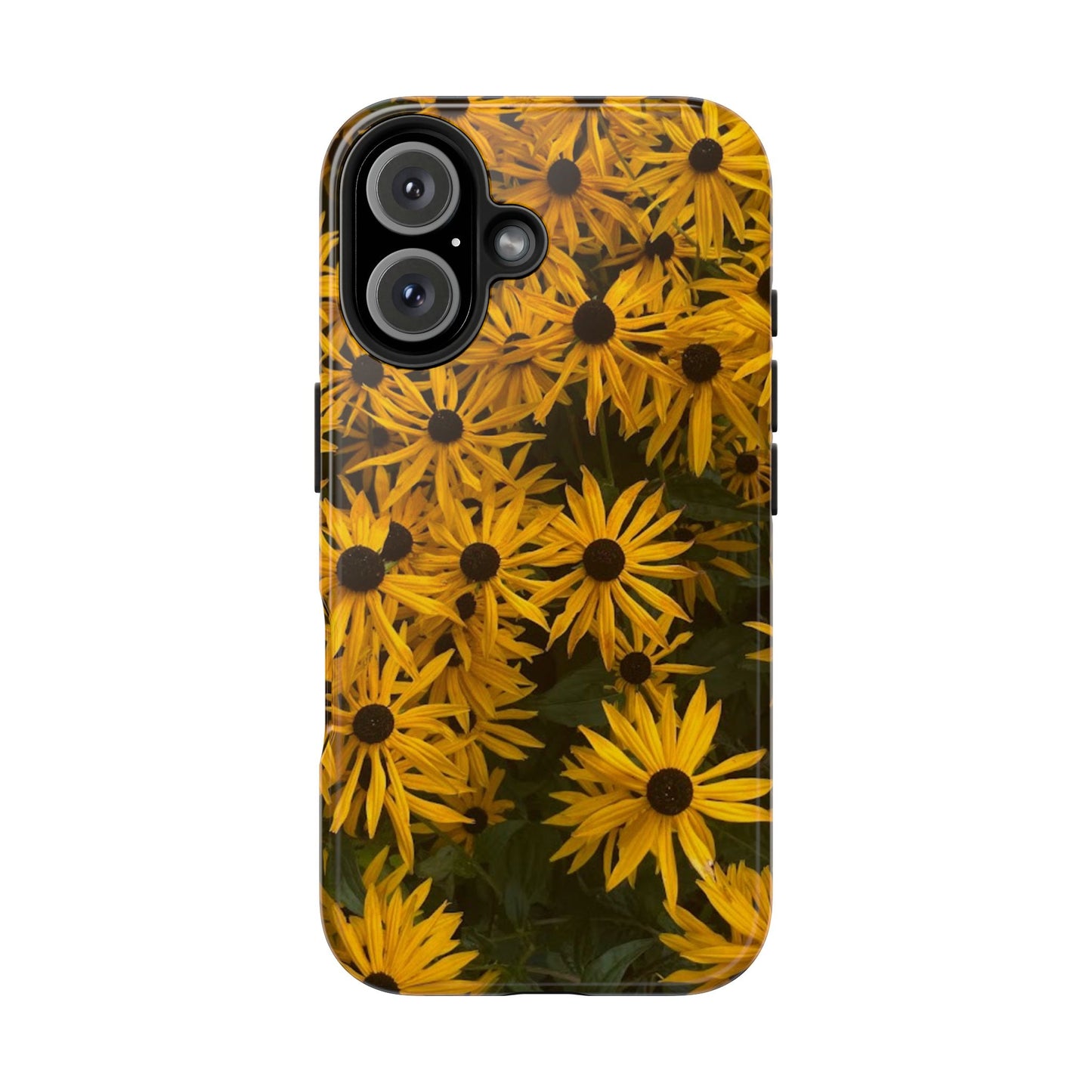 Vibrant Floral Tough Phone Case – Durable Protection with a Sunny Yellow Flower Design